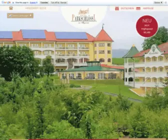 Hotel-Parkschloessl.de(Sterne Hotel Parkschlössl Thyrnau Wellnesshotel Tagungshotel Wellnessurlaub Niederbayern) Screenshot