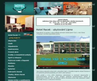 Hotel-Racek.cz(Hotel Racek) Screenshot