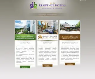 Hotel-Residence.hu(Residence hotels) Screenshot