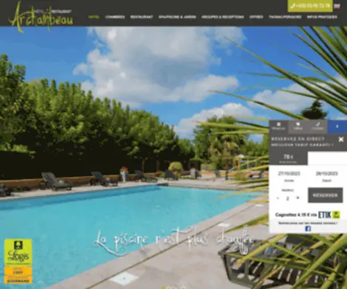 Hotel-Restau-Archambeau.com(Site Officiel) Screenshot