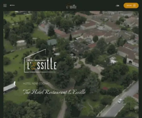 Hotel-Restaurant-Essille.com(Hôtel proche Cognac) Screenshot