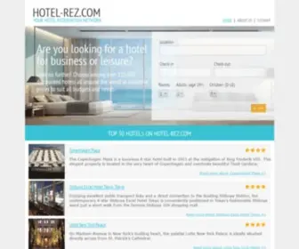 Hotel-Rez.com(Your hotel reservation network) Screenshot