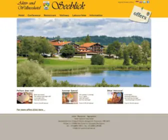 Hotel-Seeblick-Pelham.de(Willkommen im Hotel Seeblick in Pelham am See) Screenshot