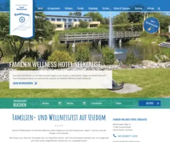 Hotel-Seeklause.de(Familien Ostsee) Screenshot