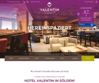 Hotel-Soelden.at(Hotel Valentin) Screenshot