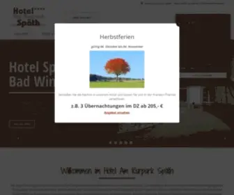 Hotel-Spaeth.de(Hotel Späth & Apartments Bad Windsheim) Screenshot