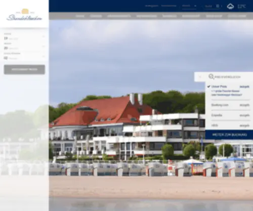 Hotel-Strandschloesschen.de(Ihr 3 Sterne Superior) Screenshot