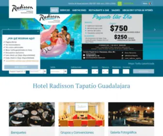 Hotel-Tapatio.com(Hotel Radisson Tapatío Guadalajara) Screenshot