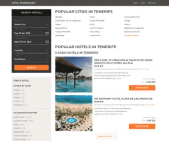 Hotel-Tenerife.net(Tenerife hotels & apartments) Screenshot