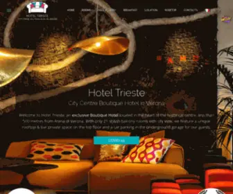 Hotel-Trieste.it(Hotel in centro a Verona) Screenshot