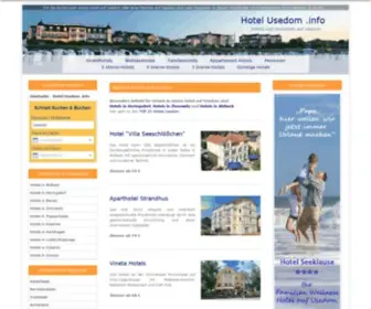 Hotel-Usedom.info(Hotel Usedom) Screenshot