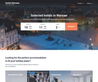 Hotel-Warsaw.net(Warsaw hotels & apartments) Screenshot