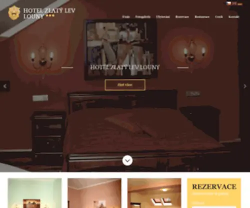 Hotel-Zlatylev.cz(Hotel Zlatý Lev) Screenshot