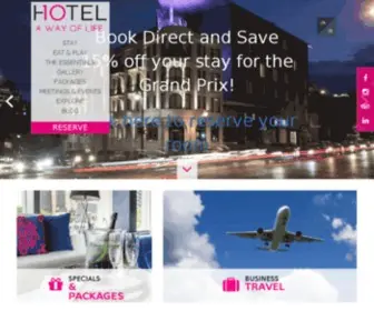 Hotel10Montreal.com(Downtown Montreal Hotels) Screenshot