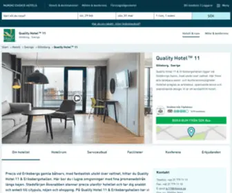 Hotel11.se(Hotell vid Göteborgs hamn) Screenshot