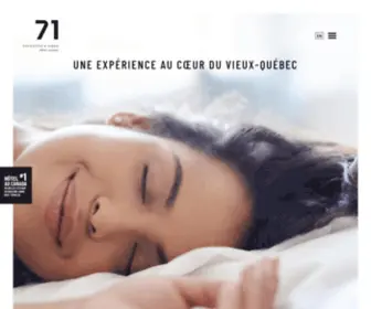 Hotel71.ca(Hôtel 71) Screenshot