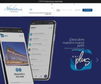Hotelabadiaplaza.com(Hotel GHL Abadía Plaza) Screenshot