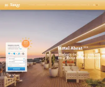 Hotelabrat.com(Hotel en Playa de San Antonio) Screenshot
