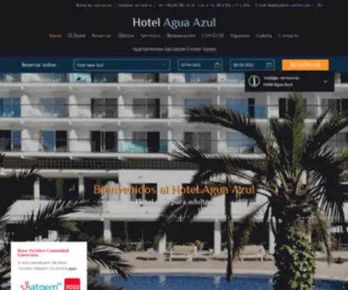 Hotelaguazul.com(Hotel en Benidorm Centro) Screenshot