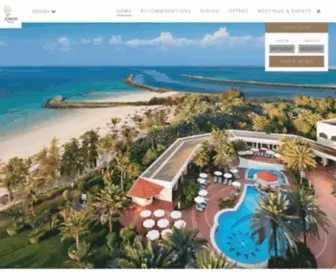 HotelajMan.com(Ajman Luxury Resort) Screenshot