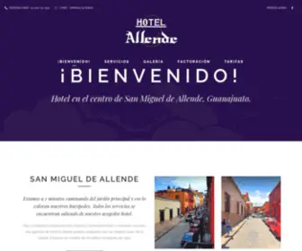 Hotelallende.com(Hotel Allende) Screenshot