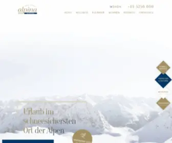 Hotelalpina.com(4*S Hotel Alpina Deluxe) Screenshot