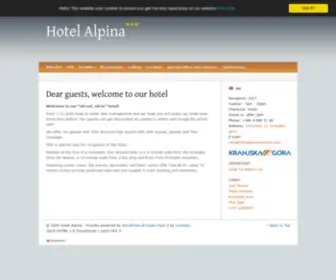 Hotelalpinaslovenia.com(Hotel Alpina) Screenshot