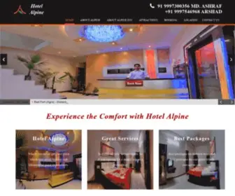 Hotelalpine.in(Agra uttarpradesh) Screenshot