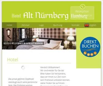 Hotelaltnuernberg.de(Hotel) Screenshot