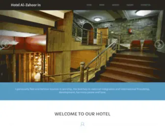 Hotelalzahoorin.com(Al-Zahoor In) Screenshot