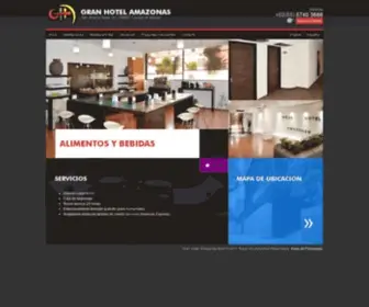 Hotelamazonas.com.mx(GRAN HOTEL AMAZONAS) Screenshot