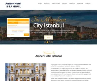 Hotelamber.com(Amber Hotel Istanbul) Screenshot