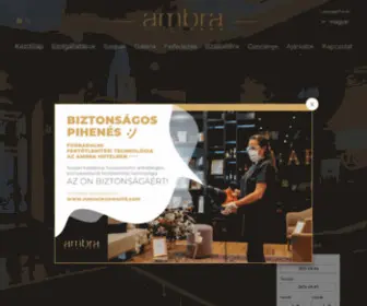 Hotelambra.hu(Ambra Hotel) Screenshot