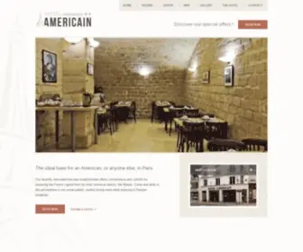 Hotelamericain.com(Hotel Americain) Screenshot