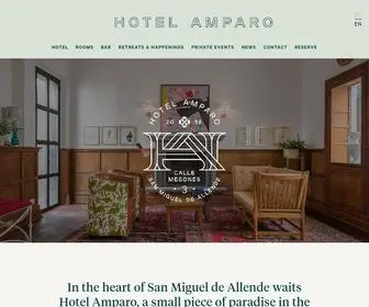 Hotelamparo.com(Hotel Amparo) Screenshot