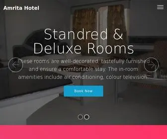 Hotelamrita.com(Hotel Amrita) Screenshot