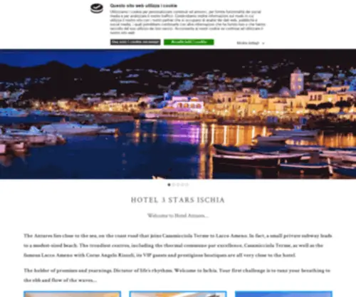 Hotelantares.it(Ischia Hotel) Screenshot