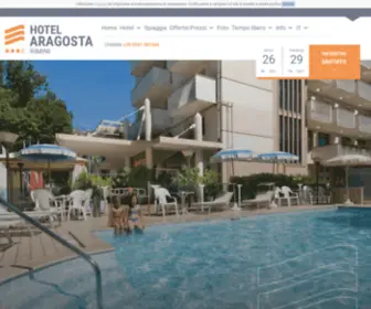 Hotelaragosta.net(Hotel Aragosta 3 stelle a Rimini frontemare) Screenshot