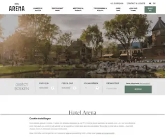 Hotelarena.nl(Hotel Arena) Screenshot