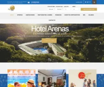 Hotelarenasenpuntaleona.com(Hotel Arenas en Punta Leona) Screenshot