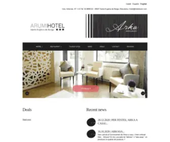 Hotelarumi.com(Santa Eugènia de Berga) Screenshot