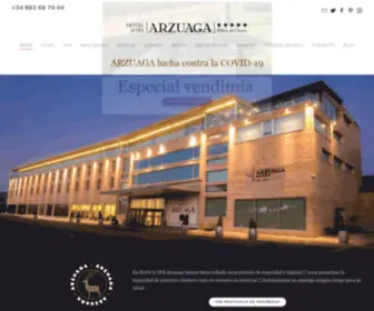 Hotelarzuaga.com(INICIO) Screenshot