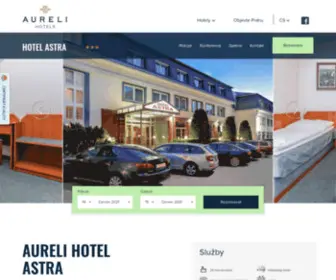 Hotelastra.cz(HOTEL ASTRA) Screenshot