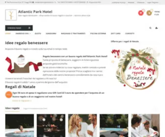 HotelatlanticFiuggi.it(Idee Regalo Benessere Atlantic Park Hotel Voucher e Buoni Regalo) Screenshot