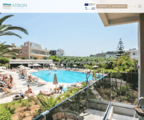 Hotelatrion.com(Hotel Atrion) Screenshot