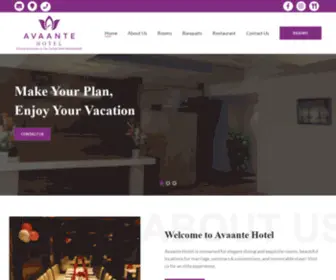 Hotelavaante.com(Best Banquet Hall In Vastral Ahmedabad) Screenshot