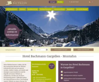 Hotelbachmann.at(Hotelbachmann) Screenshot