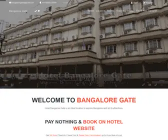 Hotelbangaloregate.com(Hotel Bangalore Gate) Screenshot