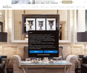 Hotelbarocco.com(Rome Hotels) Screenshot