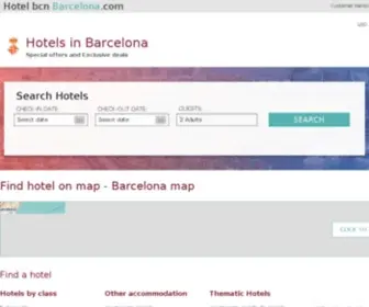 Hotelbcn-Barcelona.com(Barcelona hotels & apartments) Screenshot